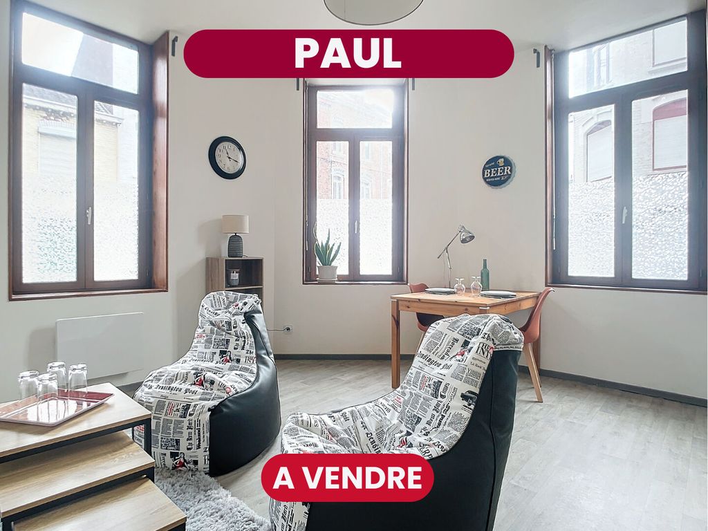 Achat appartement à vendre 2 pièces 40 m² - Lille