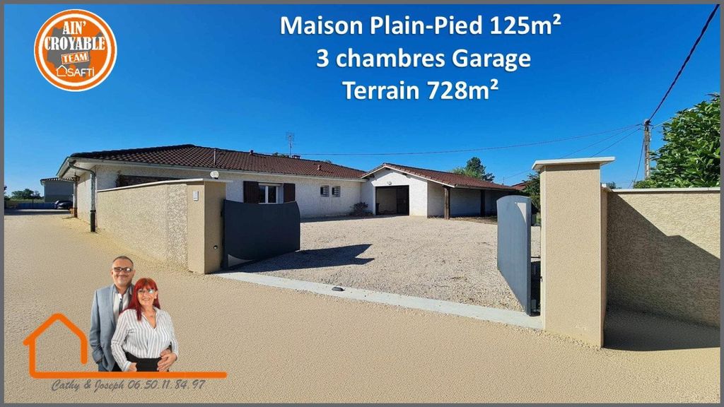 Achat maison à vendre 3 chambres 125 m² - Châtillon-sur-Chalaronne