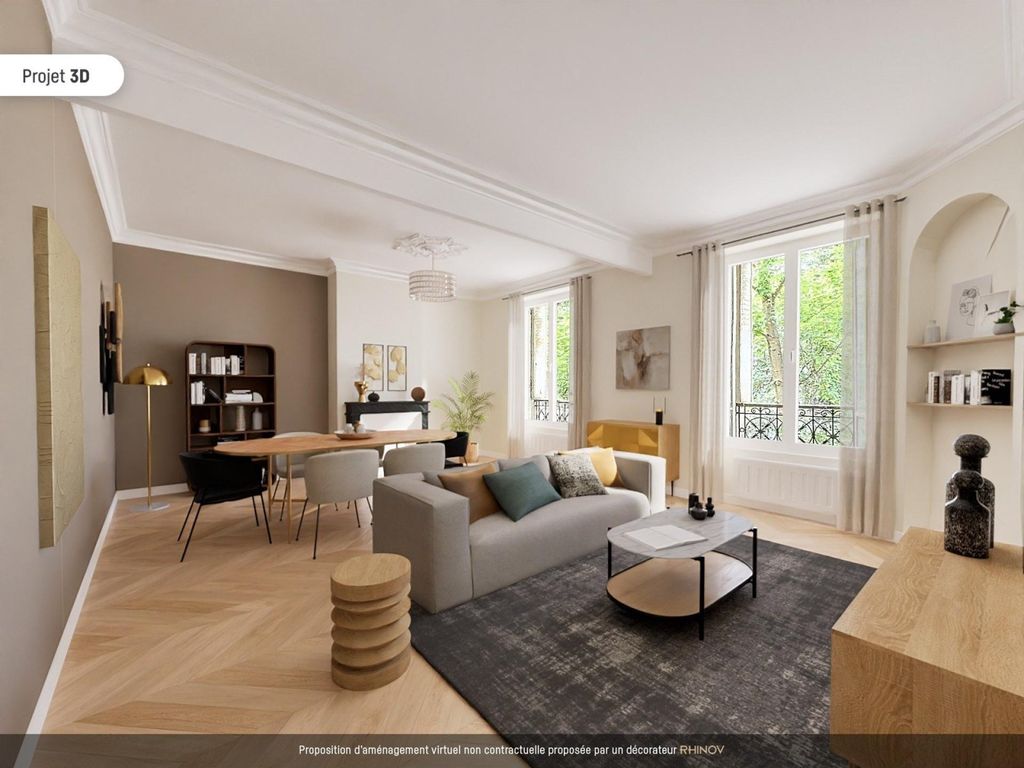 Achat appartement à vendre 4 pièces 85 m² - Paris 16ème arrondissement