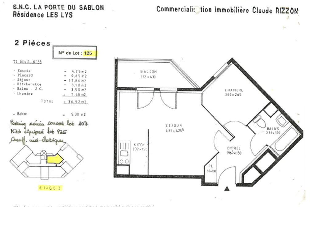 Achat appartement 2 pièce(s) Metz