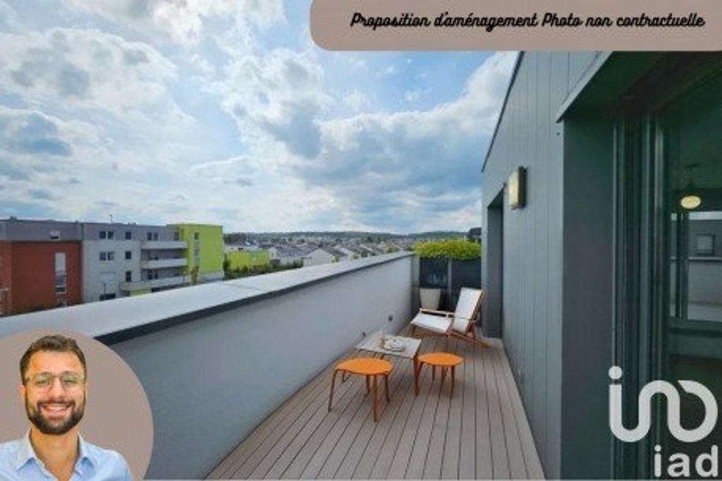 Achat appartement à vendre 4 pièces 100 m² - Yutz