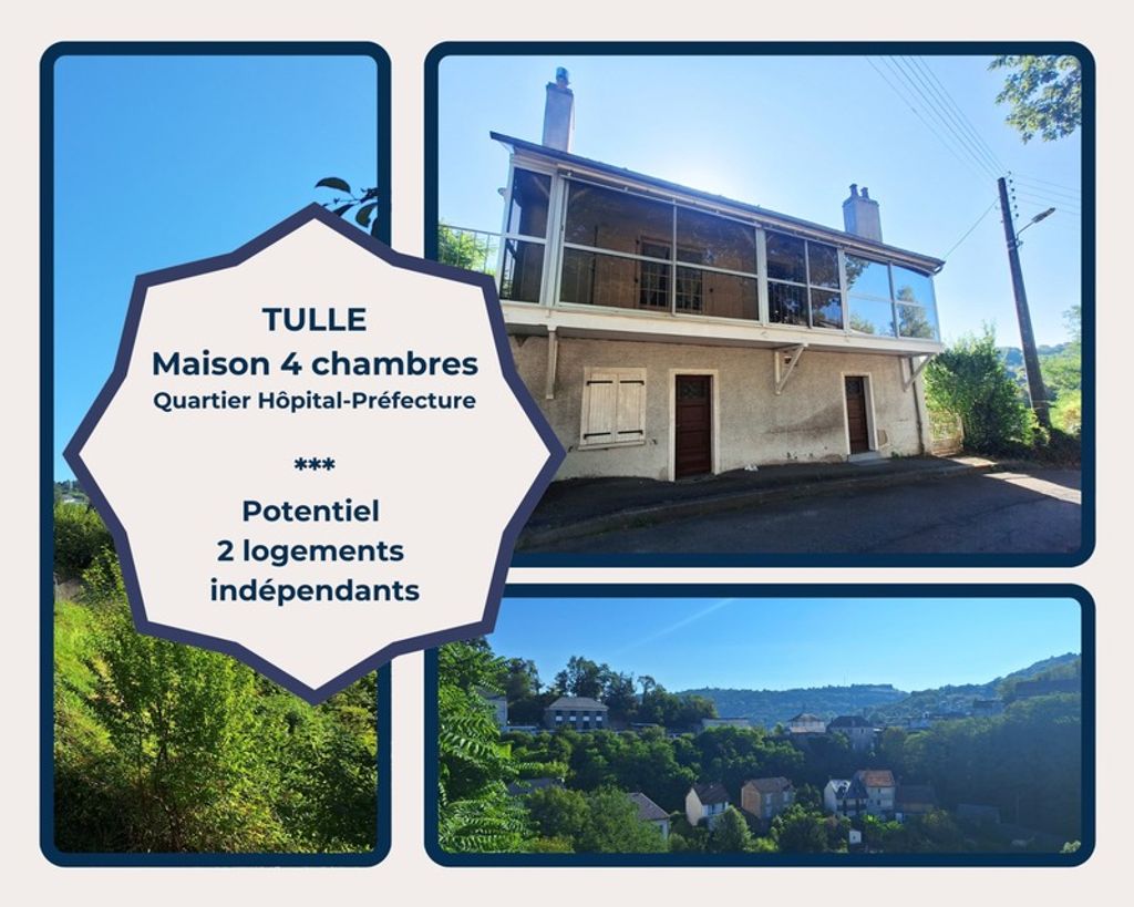 Achat maison à vendre 4 chambres 118 m² - Tulle