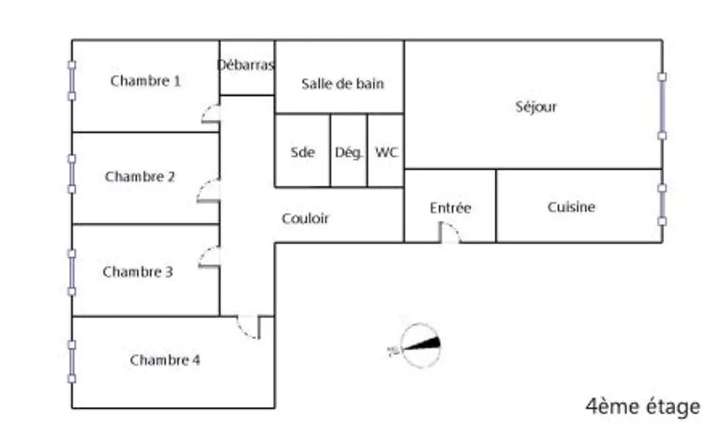 Achat appartement 5 pièce(s) Courbevoie