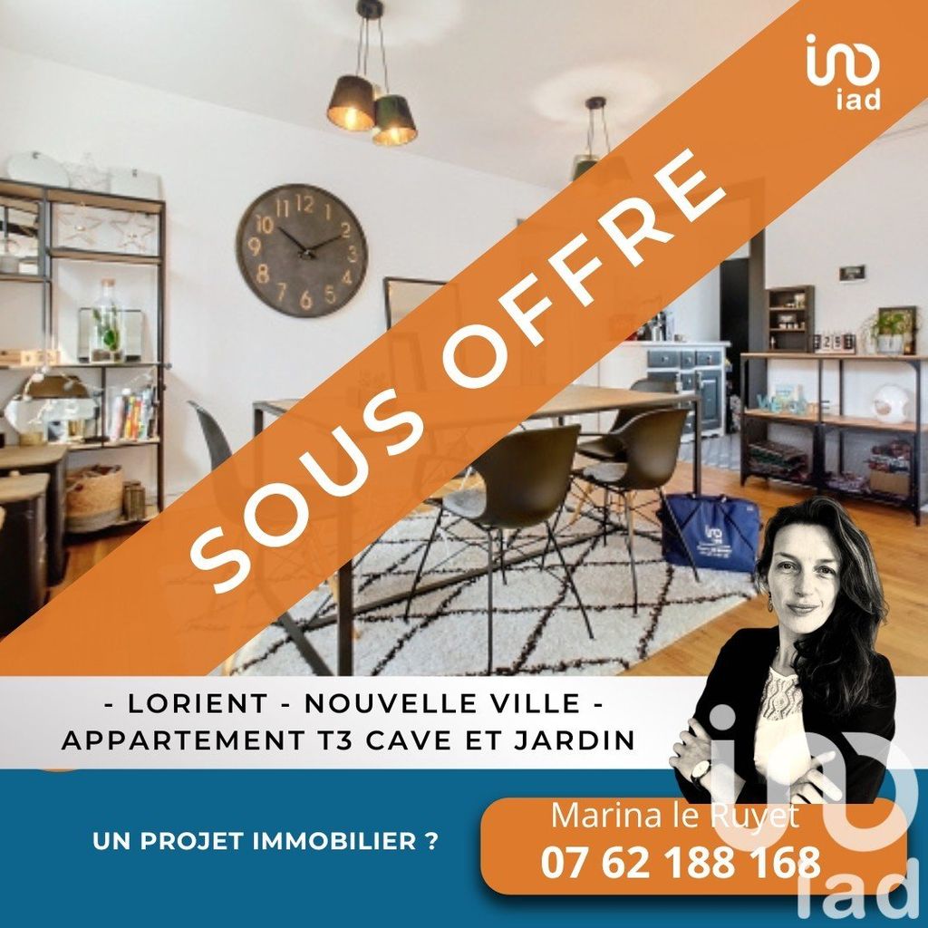 Achat appartement à vendre 3 pièces 71 m² - Lorient