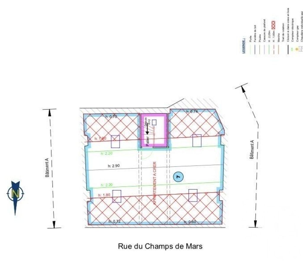 Achat studio à vendre 77 m² - Reims