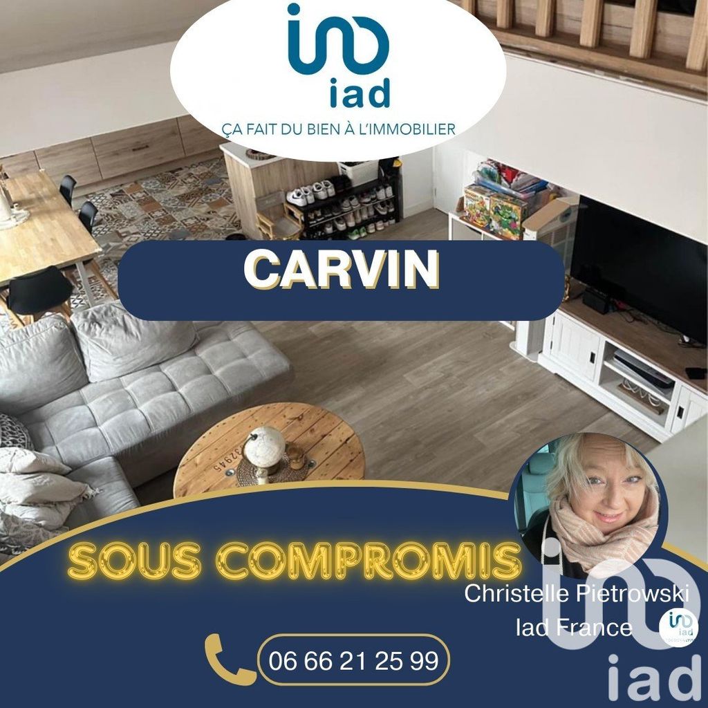 Achat duplex à vendre 4 pièces 72 m² - Carvin