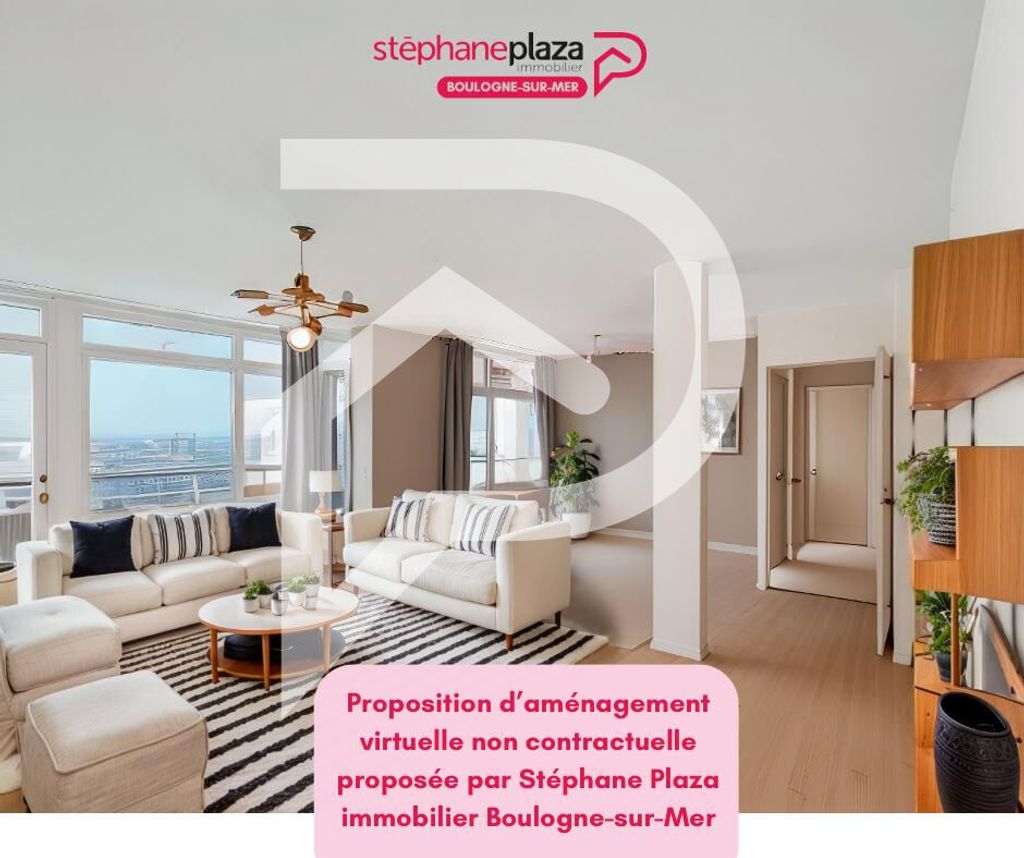 Achat appartement 4 pièce(s) Boulogne-sur-Mer