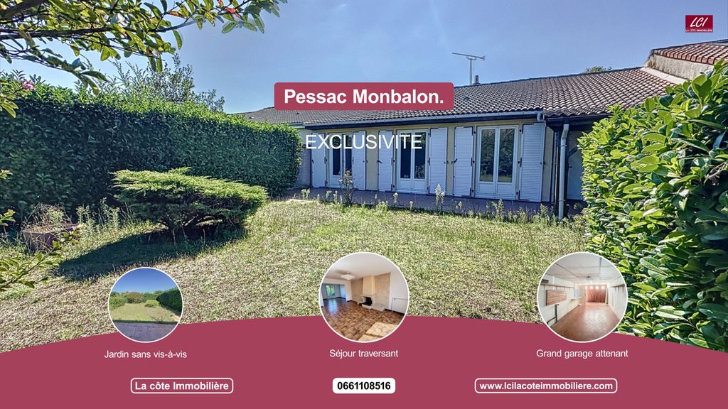 Achat maison à vendre 2 chambres 82 m² - Pessac