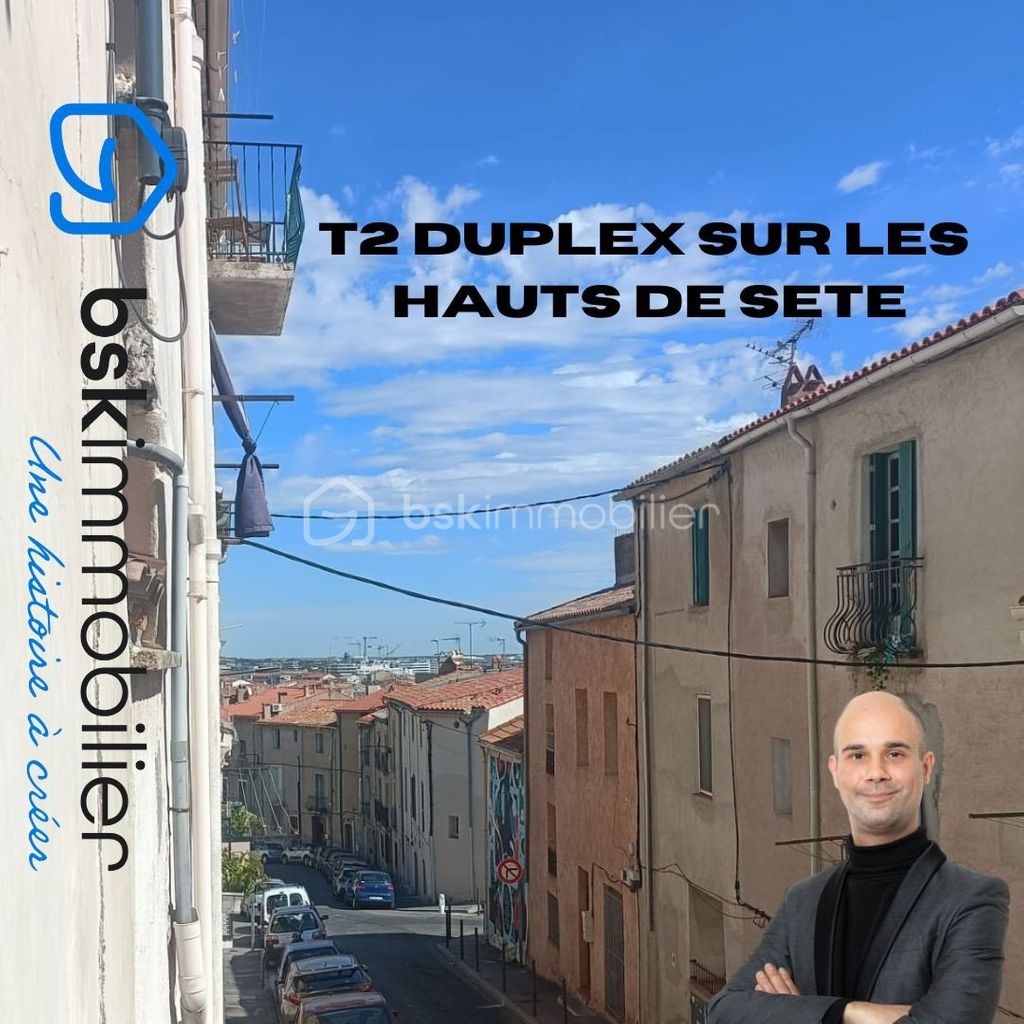 Achat duplex à vendre 2 pièces 34 m² - Sète