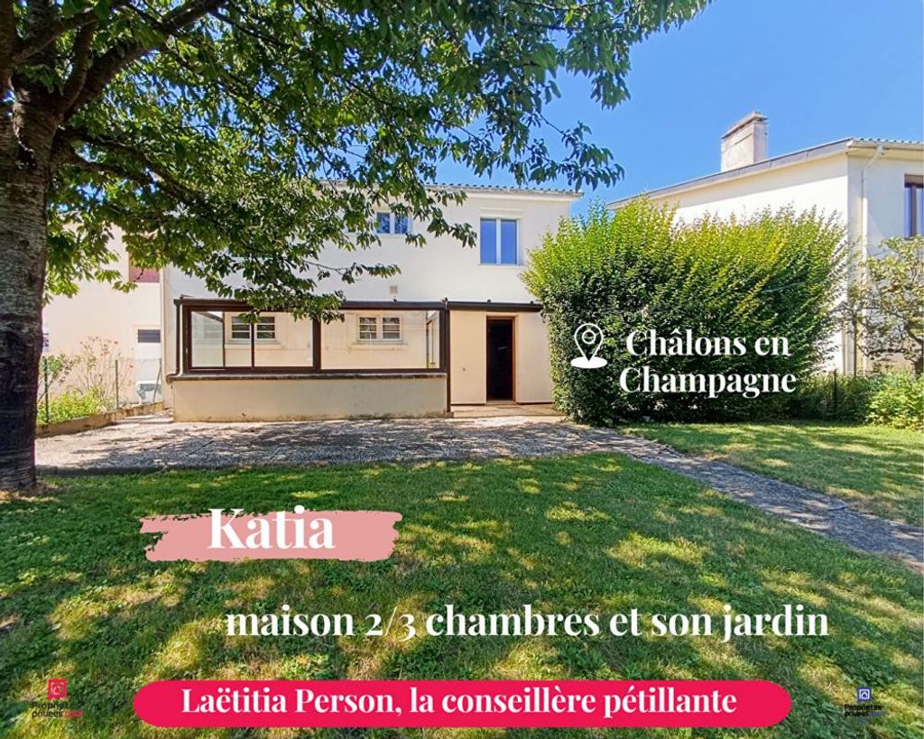 Achat maison à vendre 2 chambres 110 m² - Châlons-en-Champagne