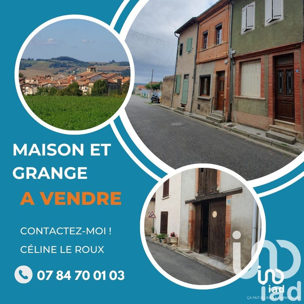 Achat maison à vendre 3 chambres 102 m² - Saint-Ybars