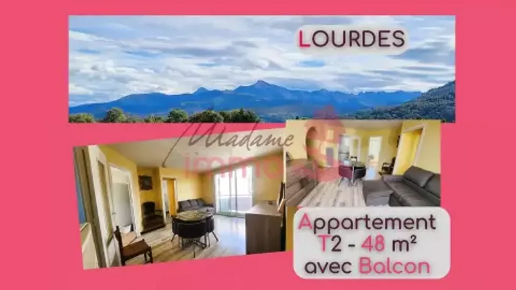 Achat appartement à vendre 2 pièces 48 m² - Lourdes