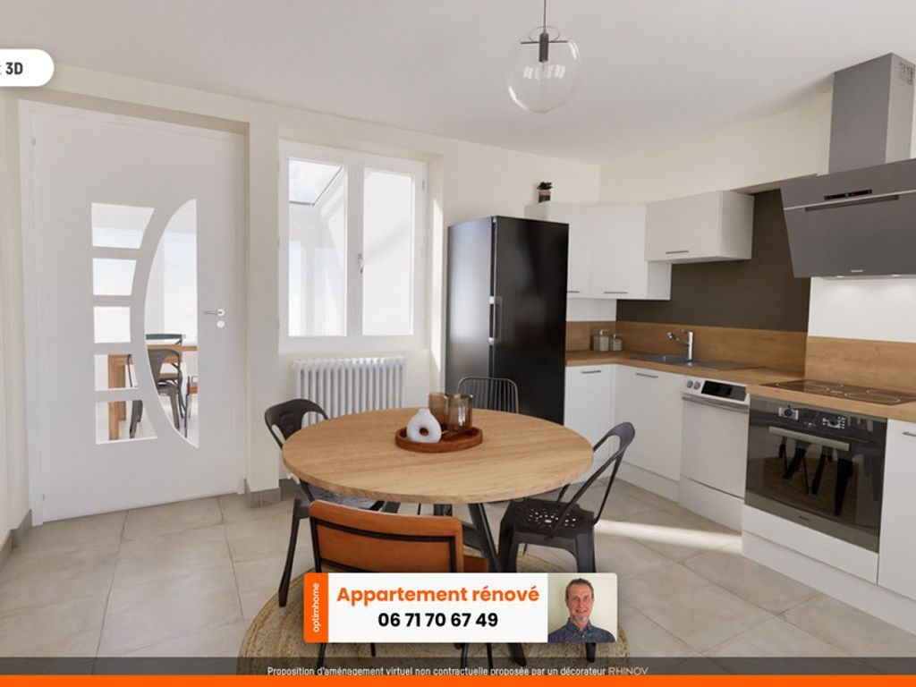 Achat appartement à vendre 3 pièces 71 m² - Saint-Siméon-de-Bressieux