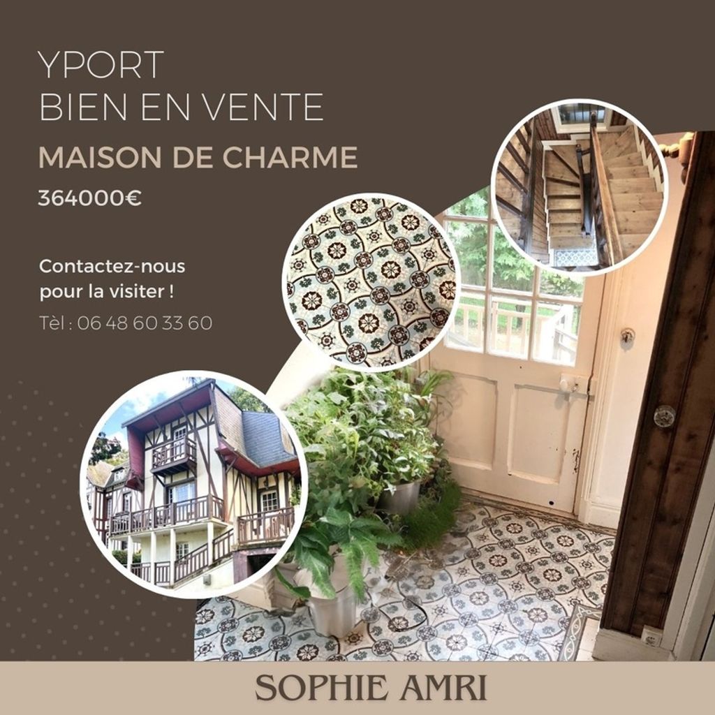 Achat maison à vendre 4 chambres 118 m² - Yport