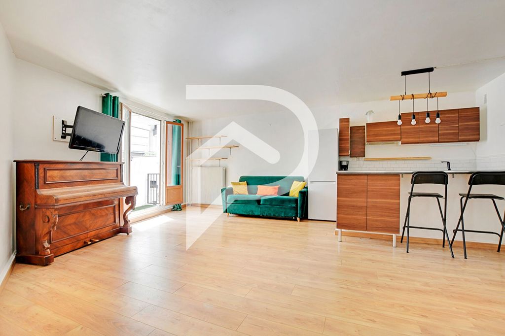 Achat studio à vendre 39 m² - Paris 19ème arrondissement