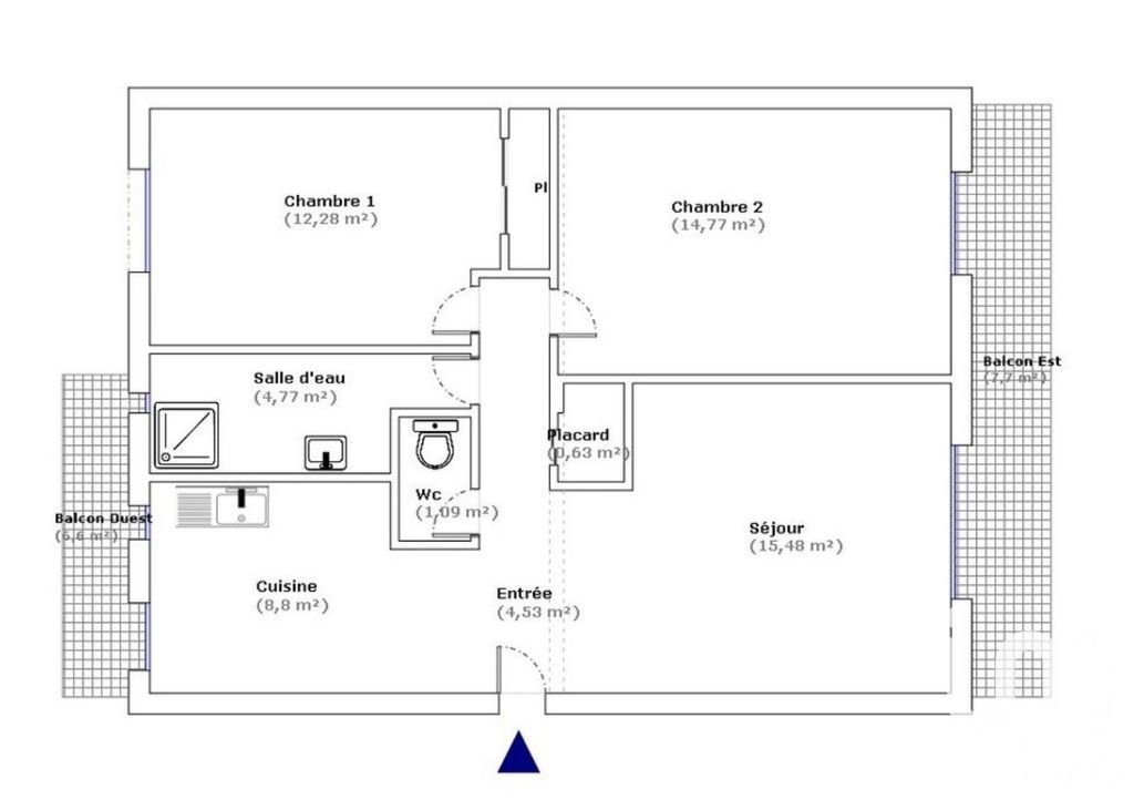 Achat appartement à vendre 3 pièces 62 m² - Sanary-sur-Mer