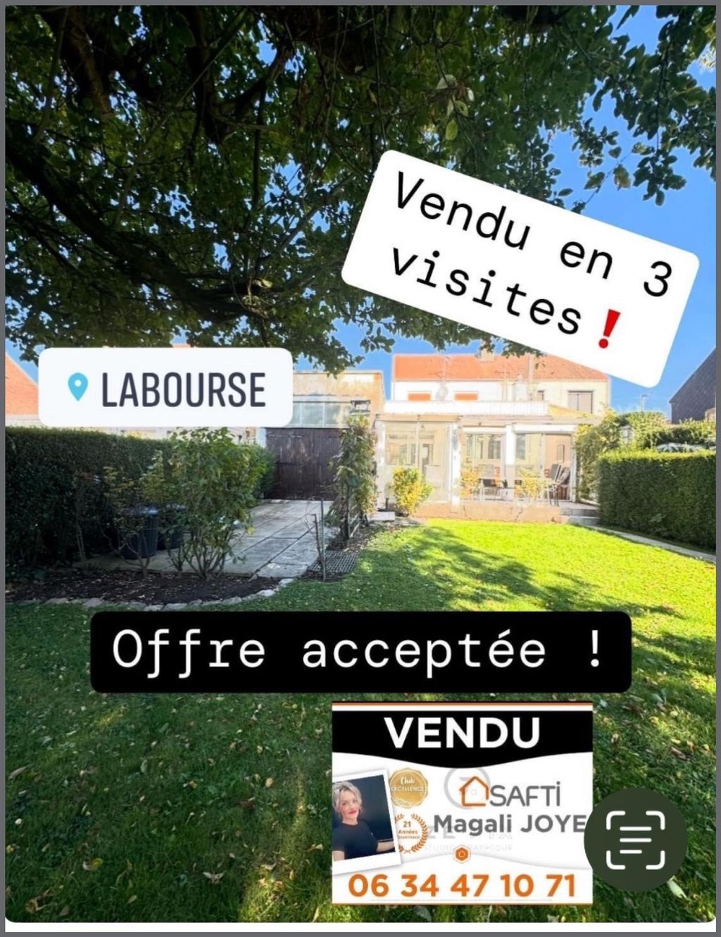 Achat maison à vendre 3 chambres 120 m² - Labourse