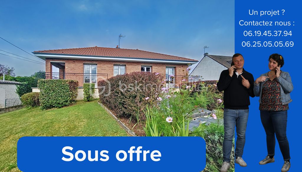 Achat maison à vendre 3 chambres 102 m² - Saint-Remy-du-Nord