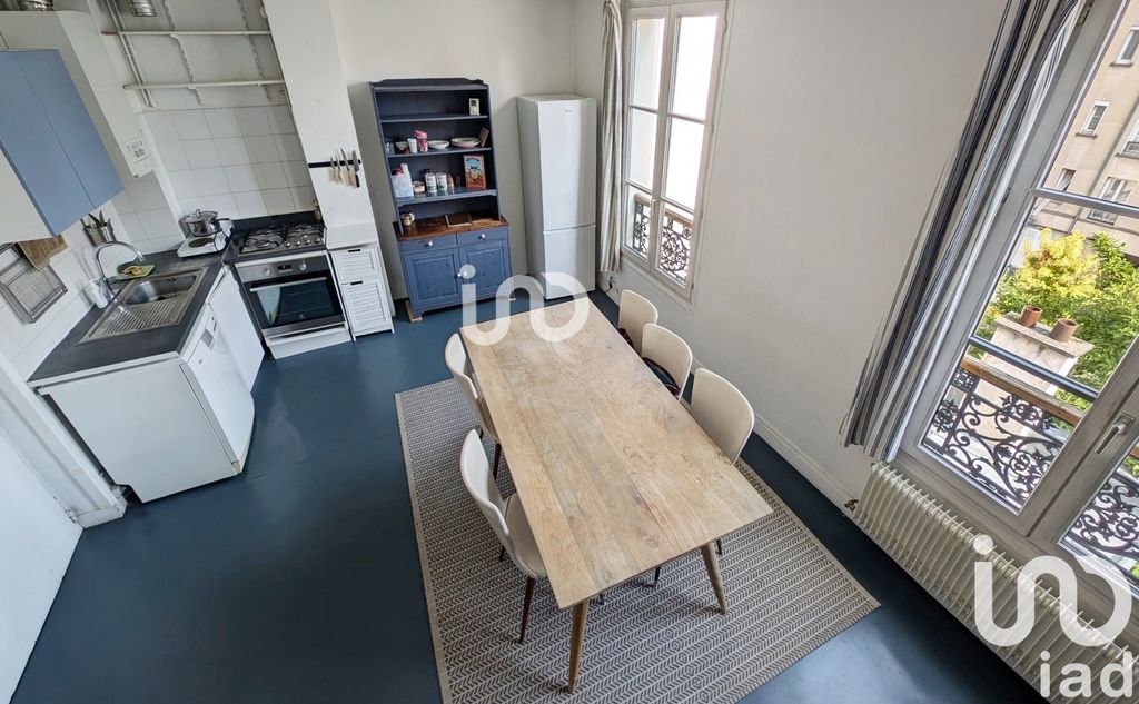 Achat duplex à vendre 3 pièces 55 m² - Paris 13ème arrondissement