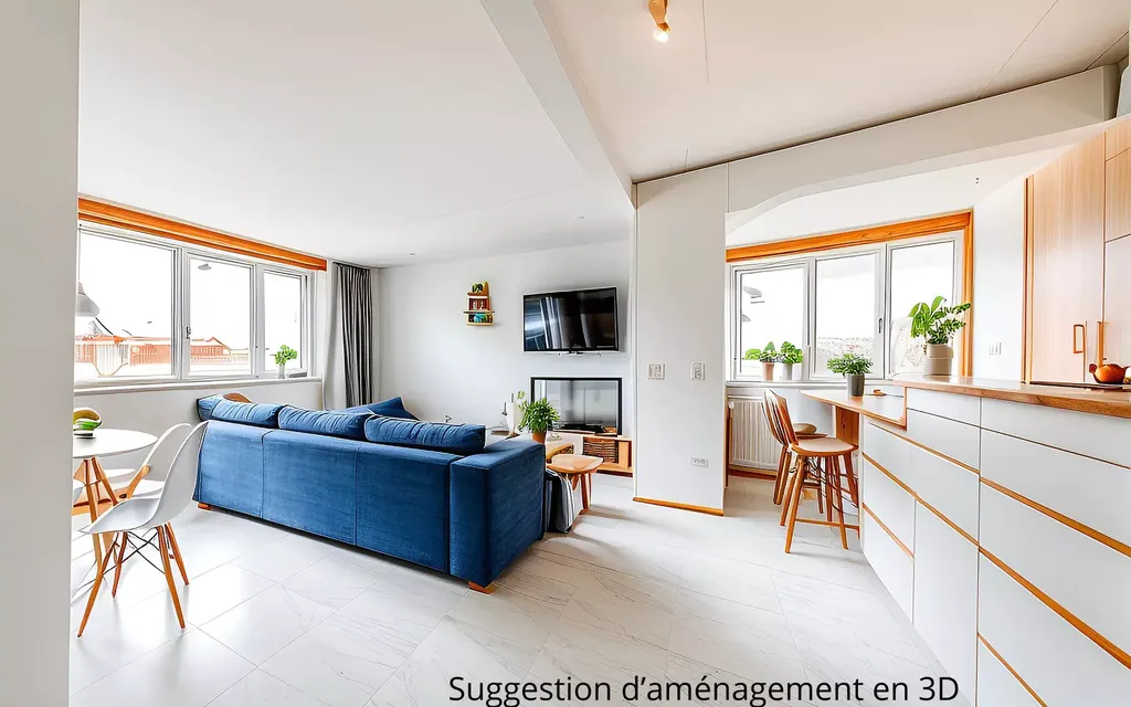 Achat appartement à vendre 3 pièces 56 m² - Villefranche-sur-Saône