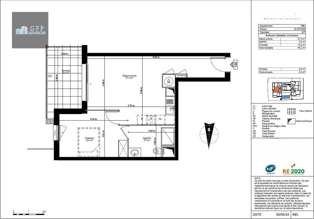 Achat appartement à vendre 2 pièces 45 m² - Bormes-les-Mimosas