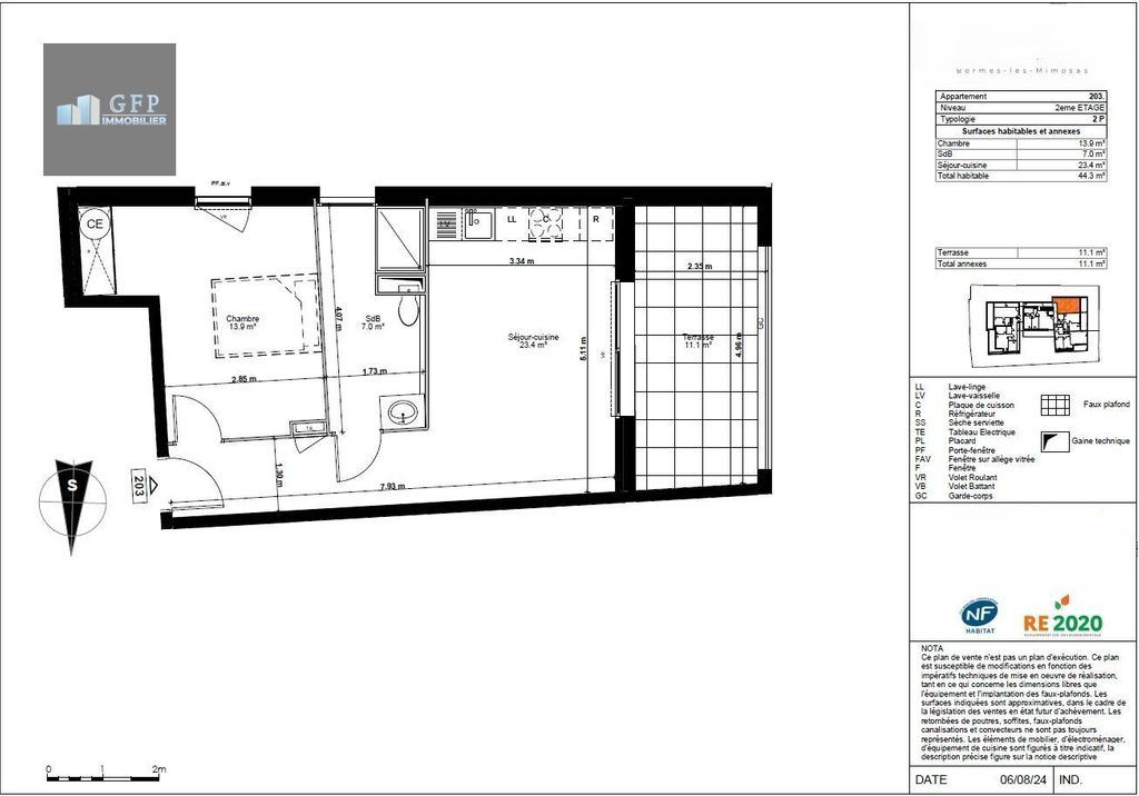 Achat appartement à vendre 2 pièces 44 m² - Bormes-les-Mimosas