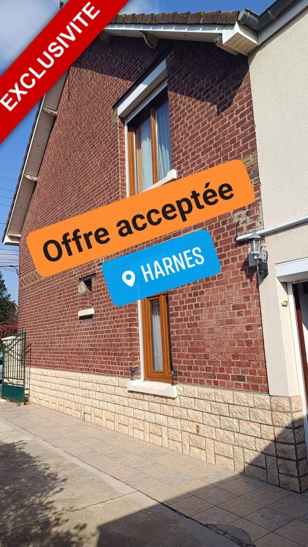 Achat maison à vendre 3 chambres 115 m² - Harnes