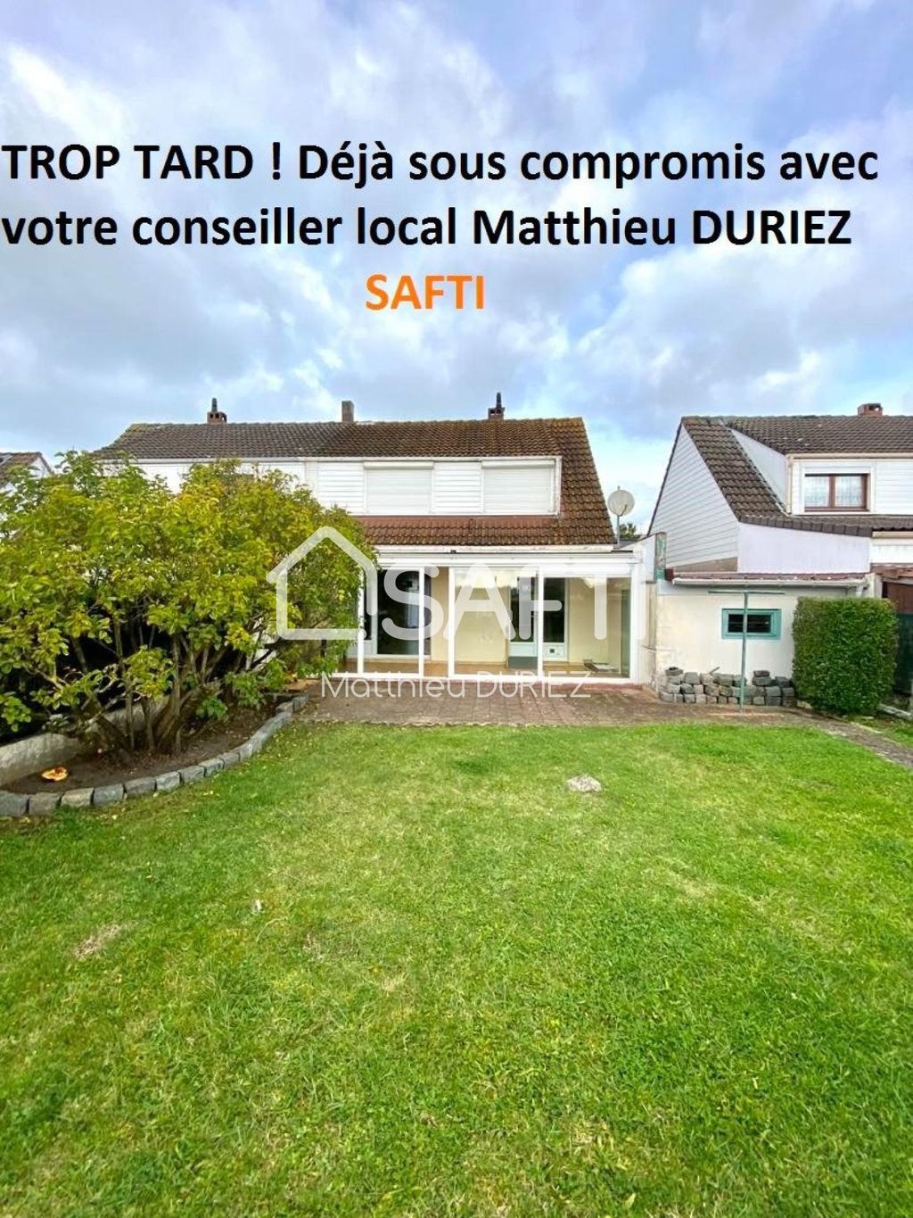 Achat maison à vendre 3 chambres 100 m² - Bray-Dunes