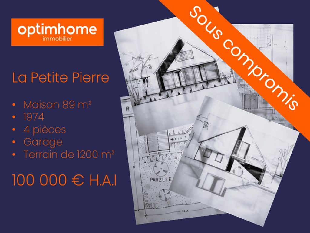 Achat maison à vendre 2 chambres 90 m² - La Petite-Pierre