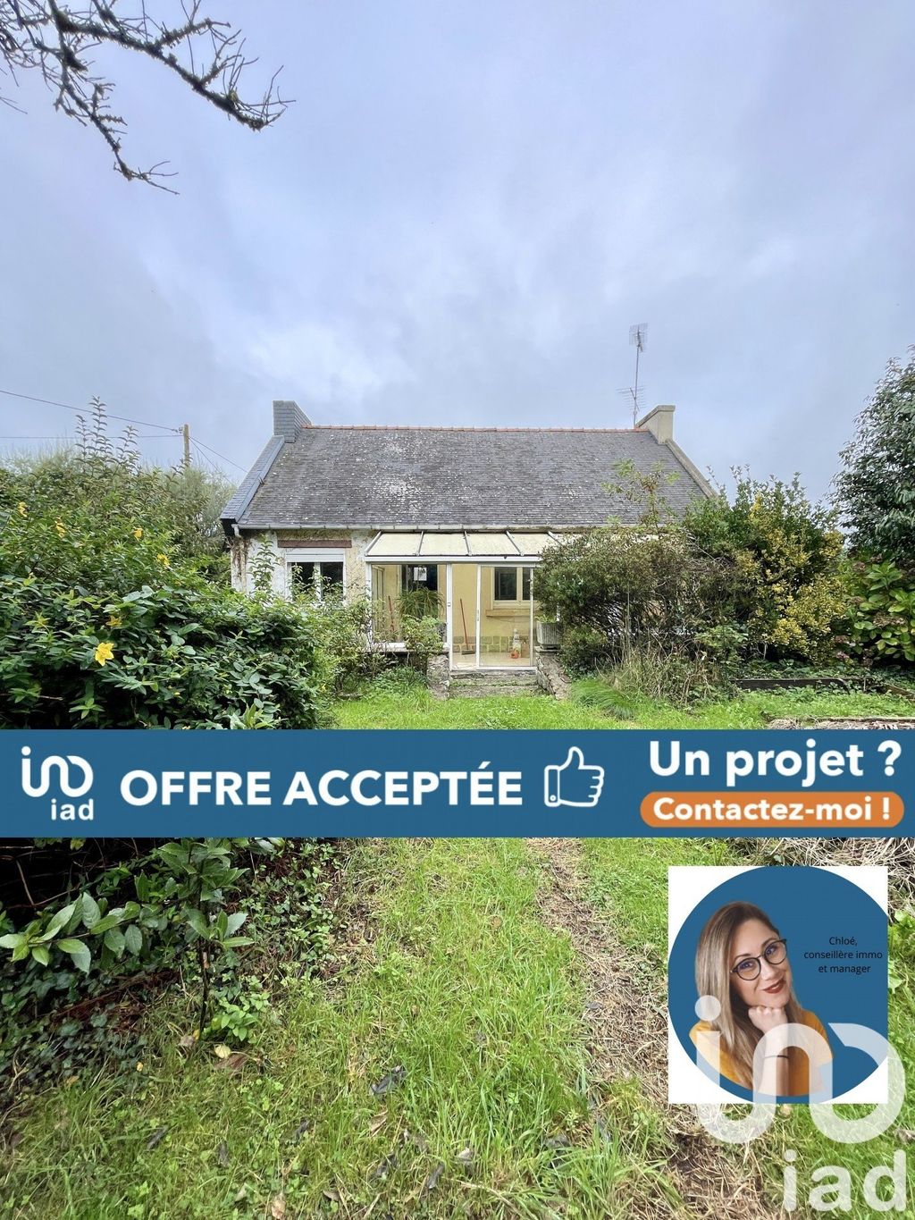 Achat maison à vendre 2 chambres 125 m² - Landudec