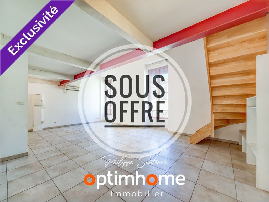 Achat duplex à vendre 2 pièces 55 m² - Nîmes