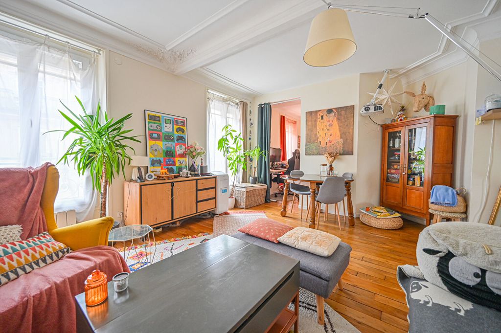 Achat appartement à vendre 3 pièces 59 m² - Paris 18ème arrondissement