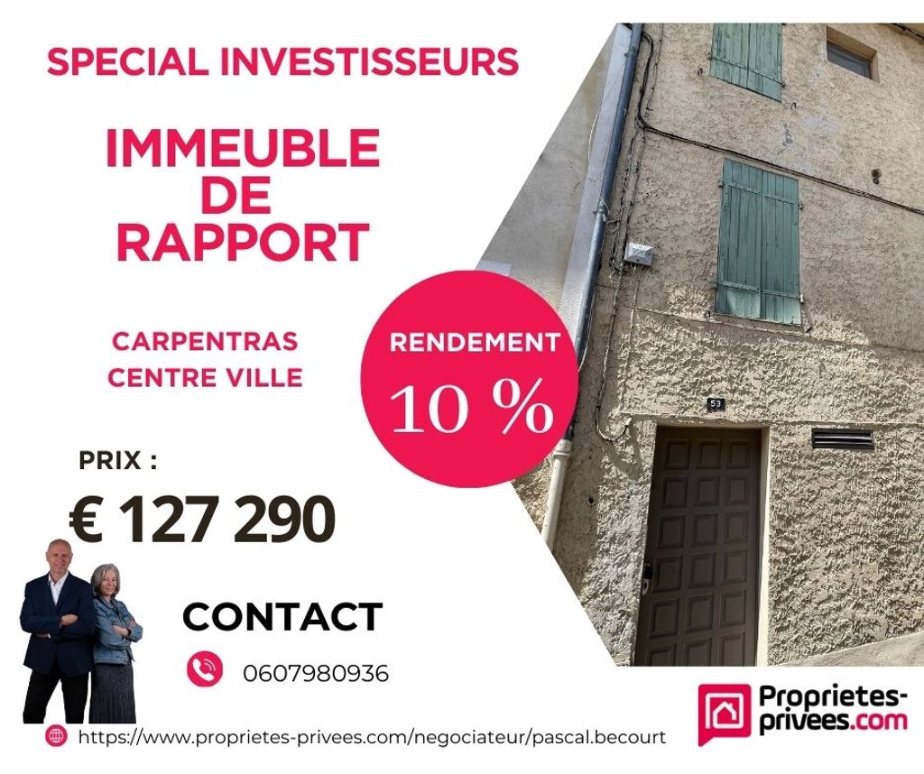 Achat appartement à vendre 6 pièces 88 m² - Carpentras