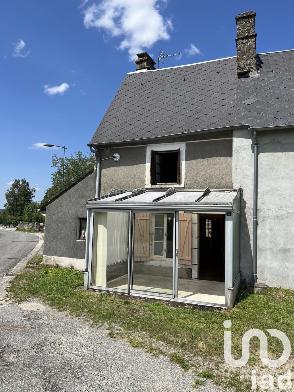 Achat maison à vendre 2 chambres 55 m² - Saint-Sornin-Leulac