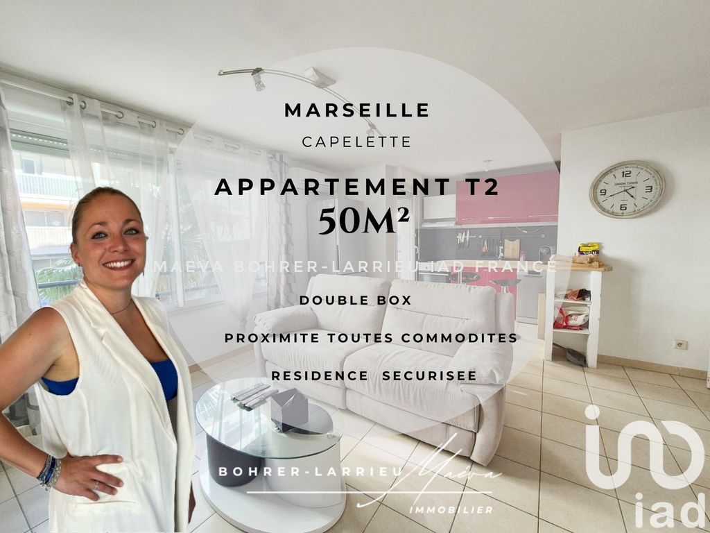 Achat appartement à vendre 2 pièces 50 m² - Marseille 10ème arrondissement