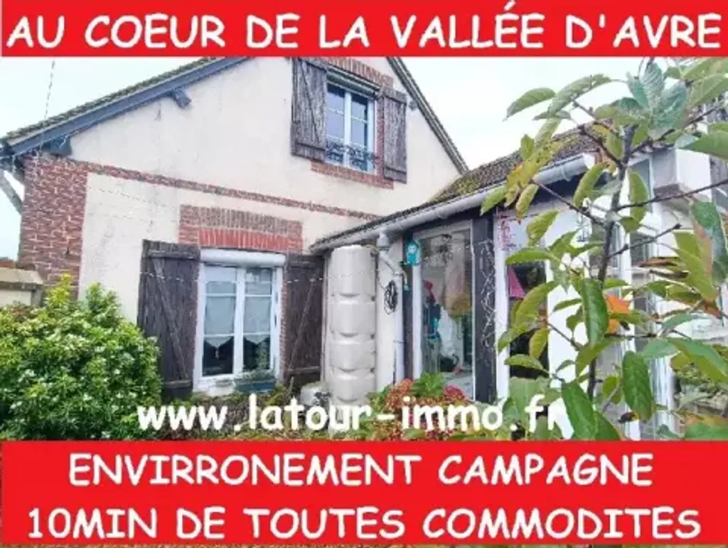 Achat maison à vendre 3 chambres 80 m² - Nonancourt