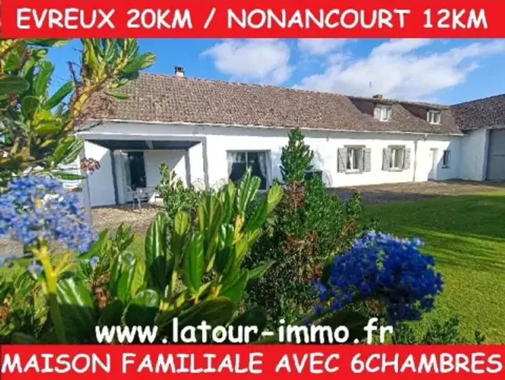 Achat maison à vendre 6 chambres 176 m² - Nonancourt