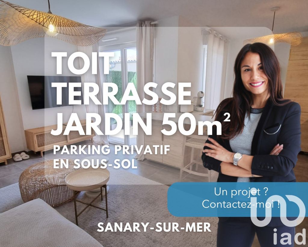 Achat appartement à vendre 2 pièces 44 m² - Sanary-sur-Mer