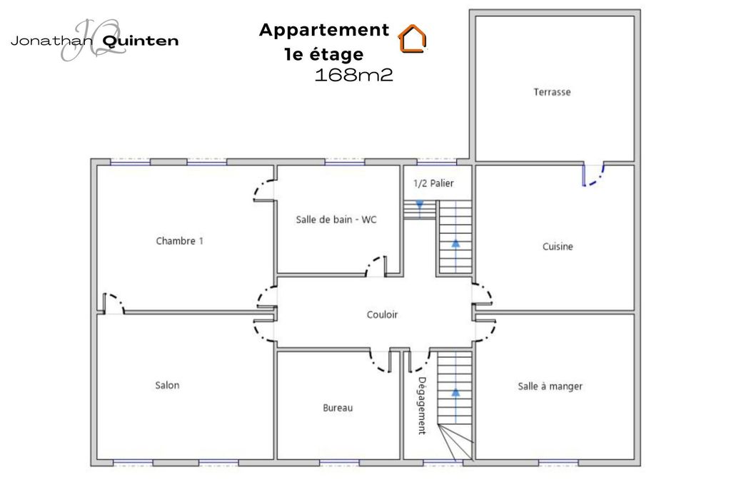 Achat maison 6 chambre(s) - L'Hôpital