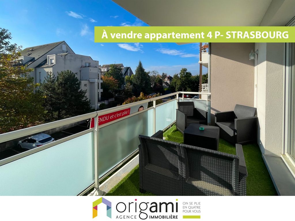 Achat appartement à vendre 4 pièces 76 m² - Strasbourg