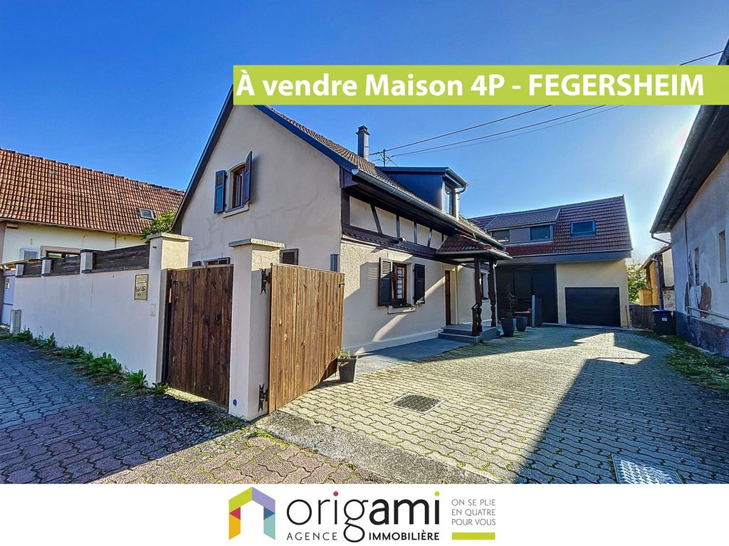 Achat maison à vendre 3 chambres 94 m² - Fegersheim