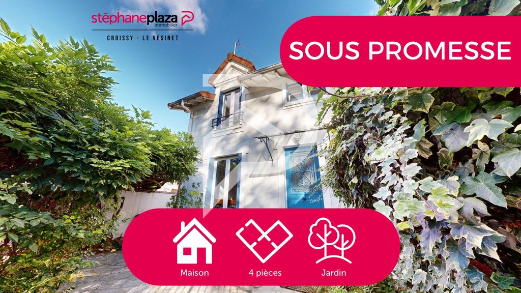 Achat maison à vendre 2 chambres 76 m² - Le Vésinet