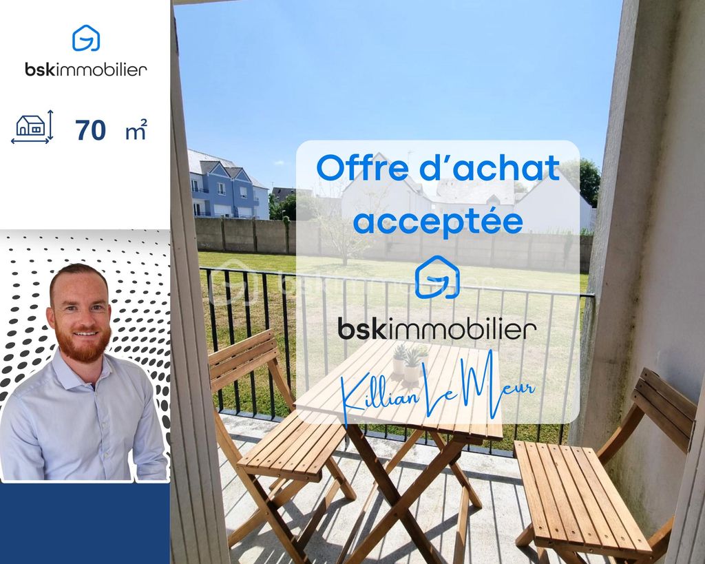 Achat appartement à vendre 3 pièces 70 m² - Quimper