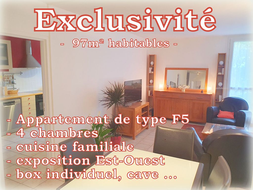 Achat appartement à vendre 5 pièces 96 m² - Le Raincy