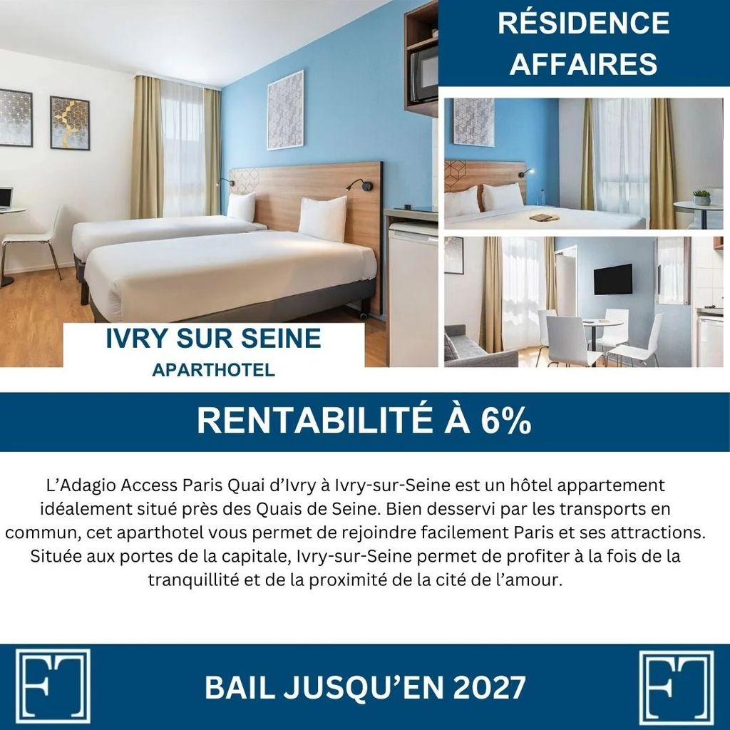 Achat studio à vendre 18 m² - Ivry-sur-Seine