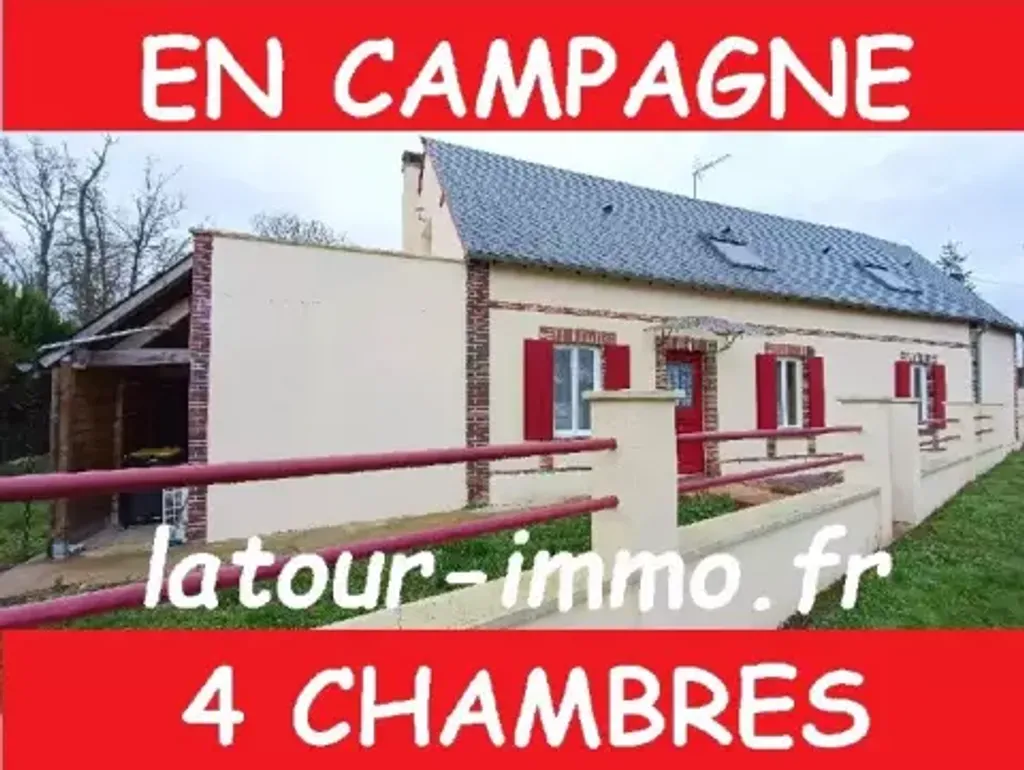 Achat maison à vendre 4 chambres 180 m² - Les Baux-de-Breteuil