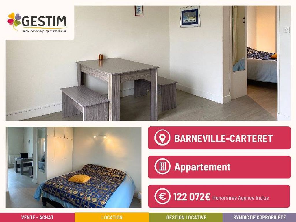 Achat appartement à vendre 3 pièces 41 m² - Barneville-Carteret