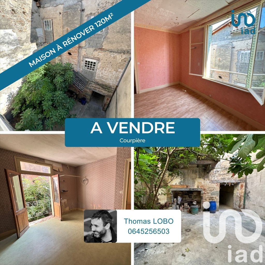 Achat maison à vendre 3 chambres 120 m² - Courpière