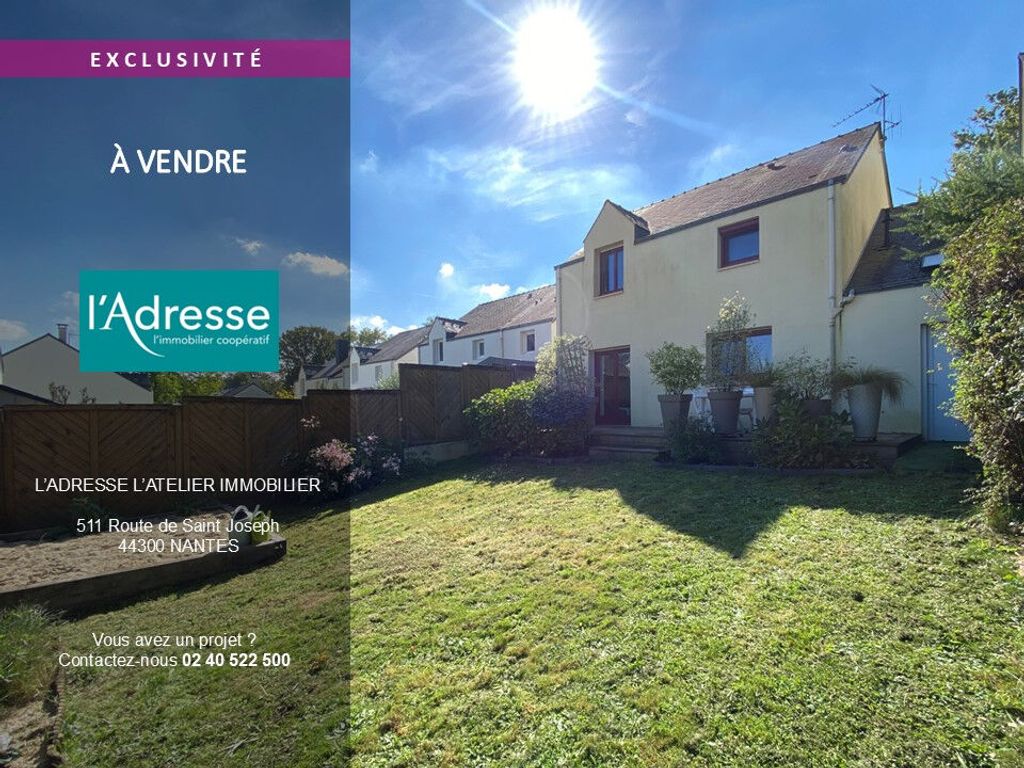 Achat maison à vendre 3 chambres 92 m² - Nantes