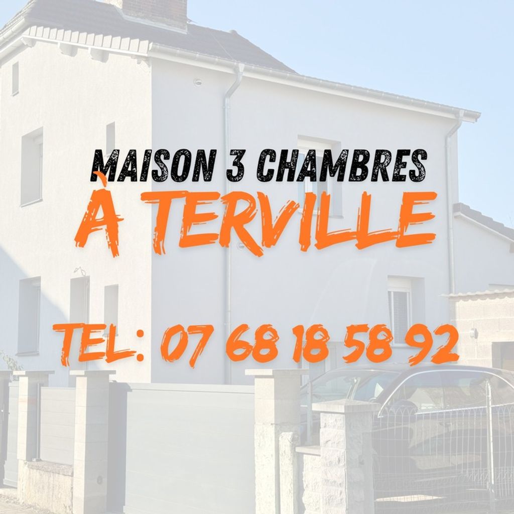 Achat maison à vendre 3 chambres 89 m² - Terville